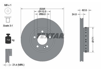 Fren Disk Ayna Ön Sağ ve Sol AYD 50820  4212412 2464210112 246421011207 0004212412 A0004212412