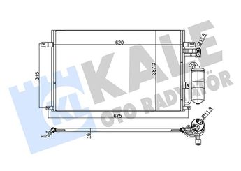 Klima Radyatörü  KALE 342510  96471946 96888889
