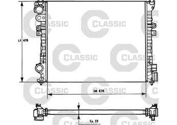 Klima Radyatörü  VALEO 231166  231166