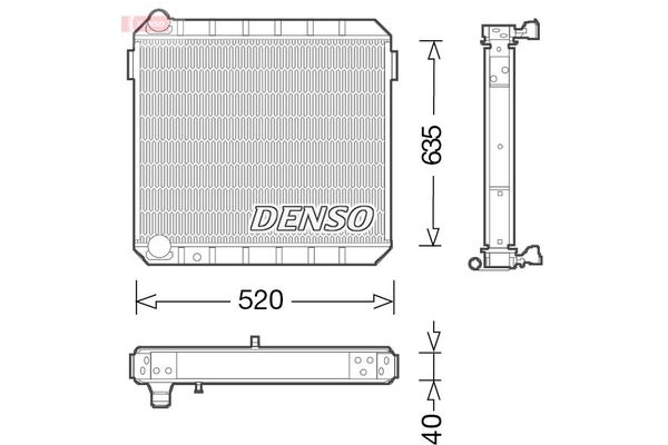 Su Radyatörü  DENSO DRM10110
