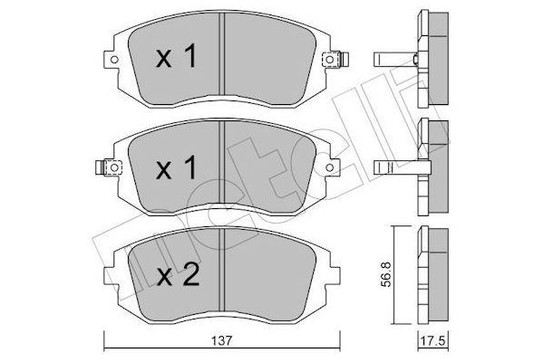 Fren Disk Balata Ön Subaru XV (G33/G43)(2011->)  OTOZONE FDO9154-R
