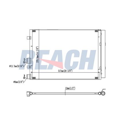 Klima Radyatörü  MGA 82318
