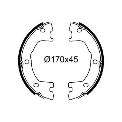 Fren Pabuçlu Balata Arka Iveco Daily Şasi (Kasasız)(2019->)  VALEO 564240