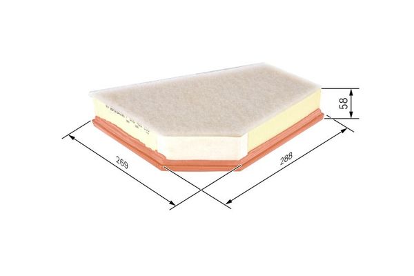 Hava Filtresi  Volvo C70 Cabriolet (12.2005->)  BOSCH F 026 400 255