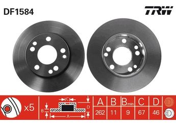 Fren Disk Ayna Ön Sağ ve Sol WALBURG WBD1550C  A2014211212 A2014210812 2014210812 2014211212 201 421 08 12 201 421 12 12 A 201 421 08 12 A 201 421 12 12