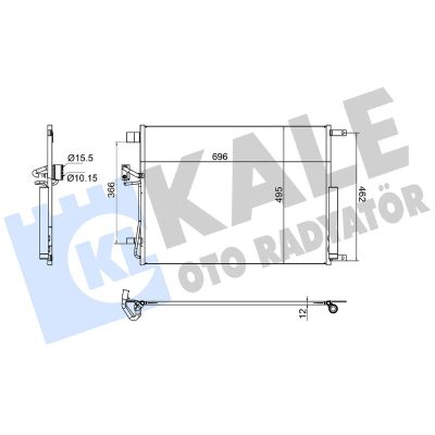 Klima Radyatörü  KALE 382615