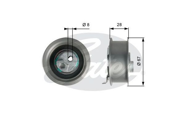 Triger Gergi Rulmanı  Audi A6 Sedan (4F2)(03.2004->)  GATES T43237