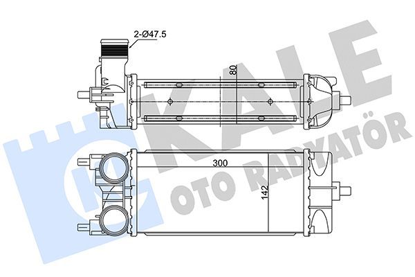 Turbo Radyatörü  KALE 375660