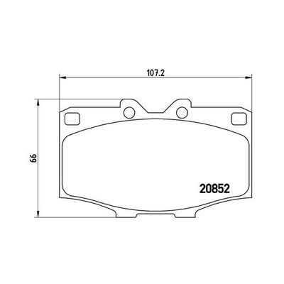 Fren Disk Balata Ön Toyota Land Cruiser (J7)(1982->)  MAGNETI MARELLI 363700483006