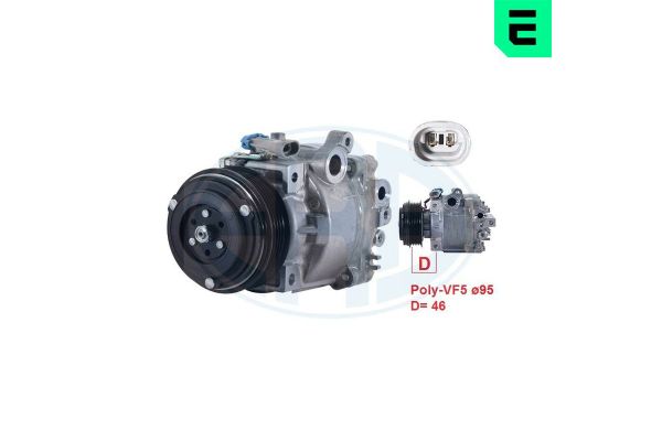 Klima Kompresörü  Opel Mokka X (2016->)  ERA 670166