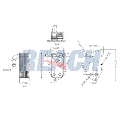Motor Yağ Soğutucu  Opel Mokka (2012->)  MAHER 23103