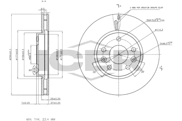 Fren Disk Ayna Ön Sağ ve Sol Renault Talisman (11.2015->)  RENAULT ORJINAL 402062000R