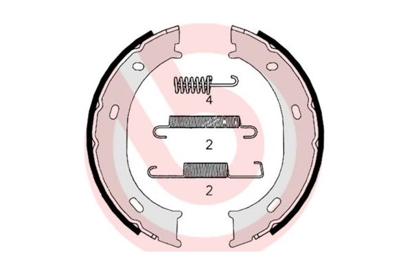 Fren Pabuçlu Balata Arka BREMBO S 50 510