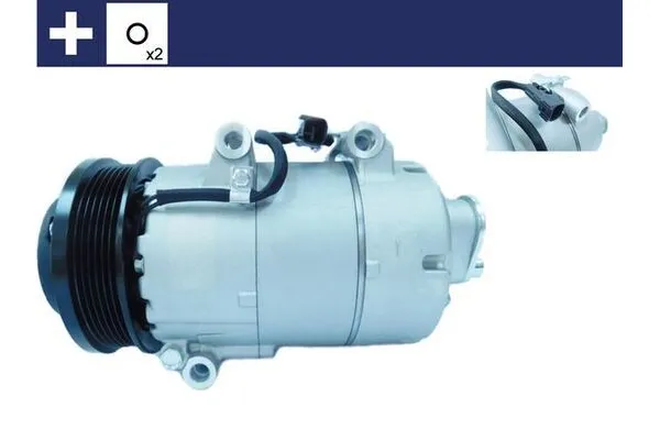 Klima Kompresörü  Volvo C30 (09.2006->)  MAHLE ACP 861 000S