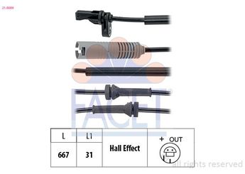 Abs Sensörü Ön Sağ veya Sol WENDERPARTS BA34526760424  34526870075 34526760424 34 52 6 760 424 34526785020 34 52 6 785 020 34 52 6 870 075 6760424 6 760 424 131533