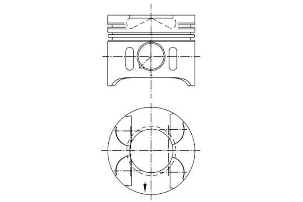 Piston (88.00MM-1.00)  NÜRAL 87-70499-100