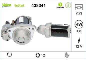 Marş Dinamosu  VALEO 438341  12418621648 12 41 8 621 648 8621648 8 621 648