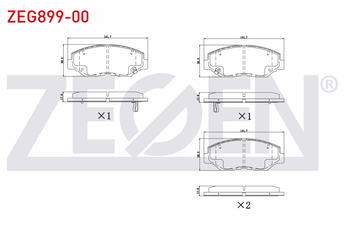 Fren Disk Balata Ön ZEGEN ZEG899-00   45022SCVA00 45022SDAA00 45022SDAA10 6450S9AA00 06450S9AA00 45022S9AA00 45022-S9A-A00 45022S9AA01 45022S9AE00 45022S9AE50 45022S9AE60 45022-S9A-E60 45022S9VA00 45022S9VA01 45022SDCA00 45022TA0A50 45022-S9A-A01 45022-S9A-E50 45022TEAT00 45022-TEA-T00 45022-S9A-E00 45022S9AE01 45022-S9A-E01