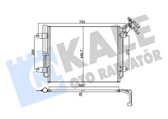 Klima Radyatörü  KALE 376200  5N0820411C 5N0.820.411 C 5N0820411D 5N0.820.411 D 5N0820411E 5N0.820.411 E