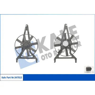 Radyatör Fan ve Motoru  Citroen AX (03.1987->)  MGA 83652