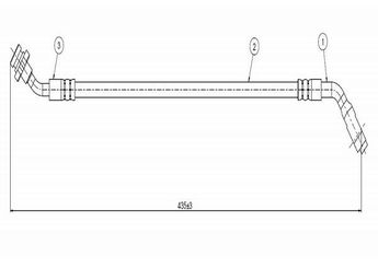 Fren Hortumu Ön Sağ veya Sol CAVO C800 405A  4621131G11 462110F010 4621131G10