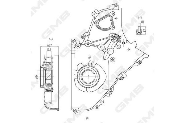 Yağ Pompası  Nissan Pathfinder 4/5 Kapı (R51)(01.2005->)  GMB GOAS-122A