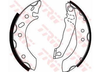 Fren Pabuçlu Balata Arka TRW GS6253  1473043 5027751 6500943 91AB2200GA 91AB-2200-GA 92AX2200AA 92AX-2200-AA 92AX2200AB 92AX-2200-AB 1E012638ZA