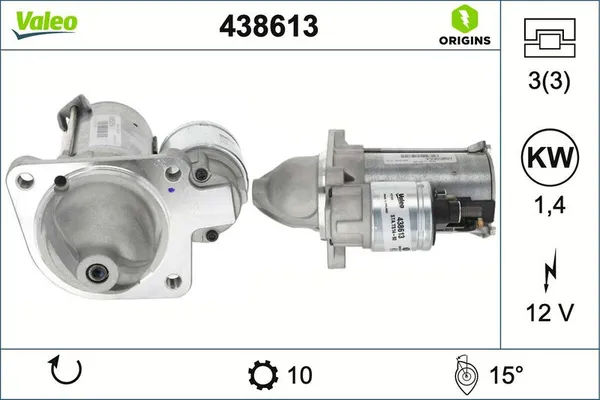 Marş Dinamosu  Ford Grand C-MAX (CB7)(2010->)  VALEO 438613