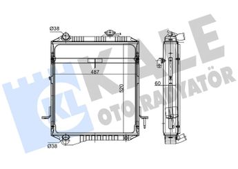 Su Radyatörü  WENDERPARTS MA6395011201  3.777704092.01