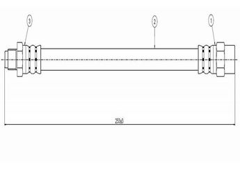 Fren Hortumu Arka Sağ veya Sol CAVO C800 017A  4289335