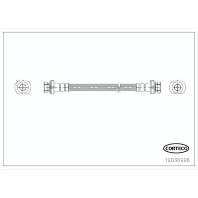 Fren Hortumu Arka Sağ veya Sol SWAPP 40830