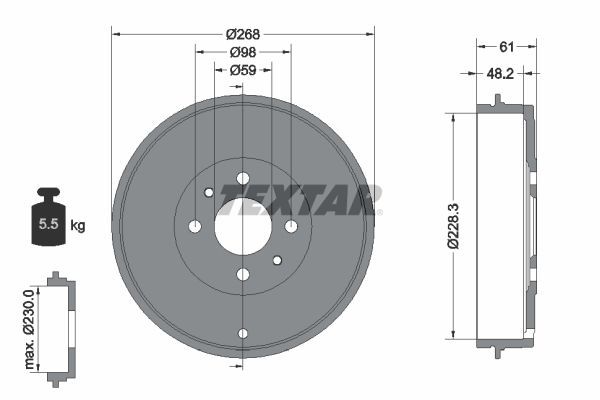 Kampana Arka Sağ veya Sol Alfa Romeo 145 (1994->)  FORD ORJINAL 7S511113AA