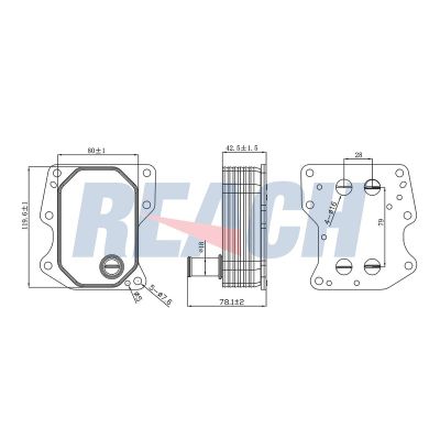 Motor Yağ Soğutucu  Ford Transit Otobüs (TTG)(2013->2019)  EUROCRAFT EU F21261-019