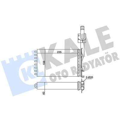 Kalorifer Radyatörü  KALE 109900