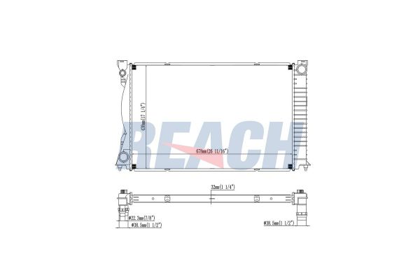 Su Radyatörü  BEHR CR 1861 000S