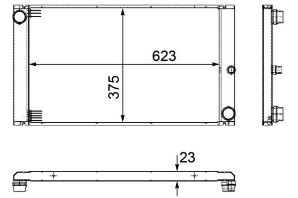 Su Radyatörü  MAHLE CR 1093 000P