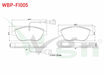 Fren Disk Balata Ön WGN WBP-FI005  