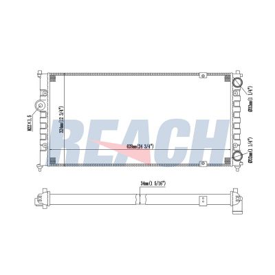 Su Radyatörü  MADE IN TAIWAN 1261-4811D