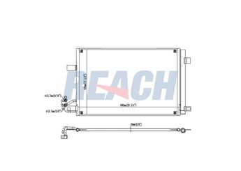 Klima Radyatörü  MGA 82245  7E0820411B 7E0820411C 7E0820411D