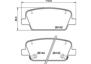 Fren Disk Balata Ön BREMBO P 30 118  58302S1A50 58302S1A30 58302S8A50 58302S9A30 58302S3A00