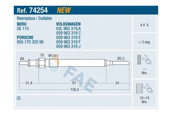 Isıtma Bujisi  KRAFTVOLL 05030027