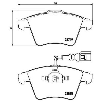 Fren Disk Balata Ön BREMBO P 85 090