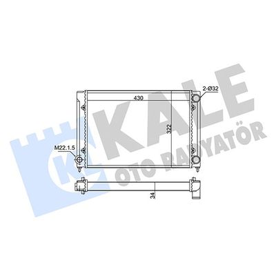 Su Radyatörü  KALE 348280