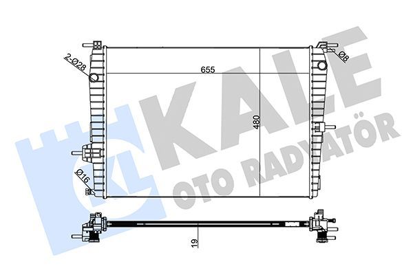 Su Radyatörü  KALE 0559011AB