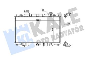 Su Radyatörü  KALE 347930  4F0121251Q PE0115200A PE01-15-200A PE0115200 PE0115200B