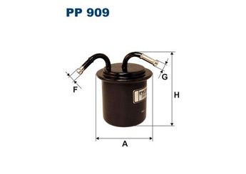 Yakıt Filtresi  FILTRON PP 909  42072AA011 25175541 42072AA010 42072-AA010 42072-AA011 42072PA010 42072-PA010