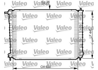 Su Radyatörü  VALEO 735512  253104A100 253104A110 25310-4A110 253104A010
