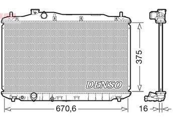 Su Radyatörü  DENSO DRM40105  DRM40105 19010RSAG01