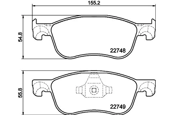 Fren Disk Balata Ön Ford Tourneo Courier (CHQ)(2023->)  MARGO 2200039