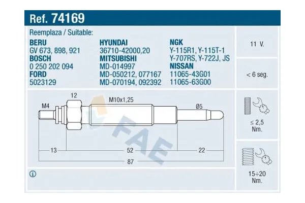 Isıtma Bujisi  SVAC SV047